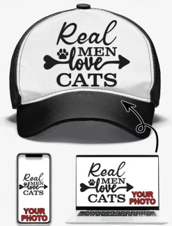 可定制的卡车司机帽，个性化网帽，适合家庭、朋友、情侣和团队活动，非常适合猫爱好者和休闲装