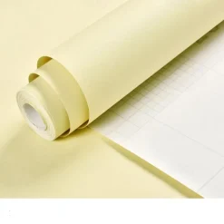 300 * 60cm Self Adhesive Wallpaper Bedroom Waterproof And Moisture-Proof Solid Color Refurbished Sticker White Background Wall Decoration Wallpaper