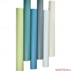 300 * 60cm Self Adhesive Wallpaper Bedroom Waterproof And Moisture-Proof Solid Color Refurbished Sticker White Background Wall Decoration Wallpaper