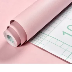 300 * 60cm Self Adhesive Wallpaper Bedroom Waterproof And Moisture-Proof Solid Color Refurbished Sticker White Background Wall Decoration Wallpaper