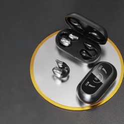 2023 Arrival NEW Bone Conduction Earphone Bluetooth 5.2 Ear Clip on Ear Earring Wireless Headphones Sports Headsets Ear Hook with Mic Sports Headphones and Not Falling Auricolare Bluetooth