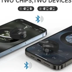 2023 Arrival NEW Bone Conduction Earphone Bluetooth 5.2 Ear Clip on Ear Earring Wireless Headphones Sports Headsets Ear Hook with Mic Sports Headphones and Not Falling Auricolare Bluetooth