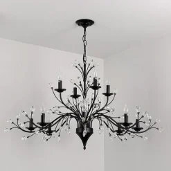 12 Bulbs 112 cm Mini Style Chandelier Metal Painted Finishes Retro / Traditional / Classic 110-120V / 220-240V