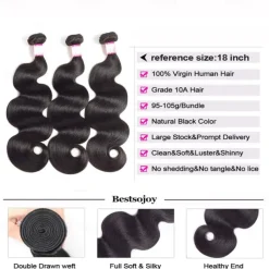 1 Bundle 3 Bundles 4 Bundles Hair Weaves Brazilian Hair Body Wave Human Hair Extensions Human Hair Natural Color Hair Weaves / Hair Bulk 8-26 inch Natural Women Fashionable Design Soft