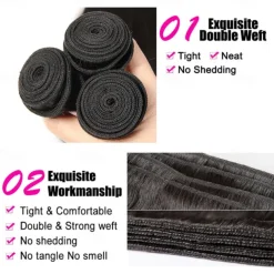 1 Bundle 3 Bundles 4 Bundles Hair Weaves Brazilian Hair Body Wave Human Hair Extensions Human Hair Natural Color Hair Weaves / Hair Bulk 8-26 inch Natural Women Fashionable Design Soft