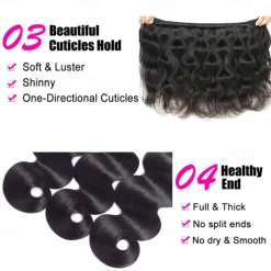 1 Bundle 3 Bundles 4 Bundles Hair Weaves Brazilian Hair Body Wave Human Hair Extensions Human Hair Natural Color Hair Weaves / Hair Bulk 8-26 inch Natural Women Fashionable Design Soft