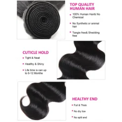 1 Bundles Body Wave Human Hair Bundles Brazilian Remy Human Hair Extensions For Women