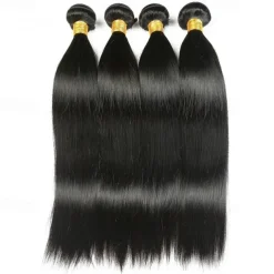 3 Bundles Hair Weaves Brazilian Hair Straight Human Hair Extensions Remy Human Hair 100% Remy Hair Weave Bundles 300 g Natural Color Hair Weaves / Hair Bulk Human Hair Extensions 8-28 inch Natural