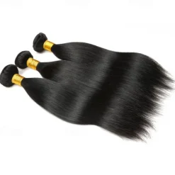 3 Bundles Hair Weaves Brazilian Hair Straight Human Hair Extensions Remy Human Hair 100% Remy Hair Weave Bundles 300 g Natural Color Hair Weaves / Hair Bulk Human Hair Extensions 8-28 inch Natural