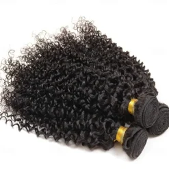 3 Bundles Hair Weaves Indian Hair Kinky Curly Human Hair Extensions Remy Human Hair 100% Remy Hair Weave Bundles 300 g Natural Color Hair Weaves / Hair Bulk Human Hair Extensions 8-28 inch Natural