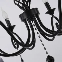 51/78 cm Candle Style Chandelier LED Metal Vintage Style Classic Basic Painted Finishes Traditional Country 220-240V