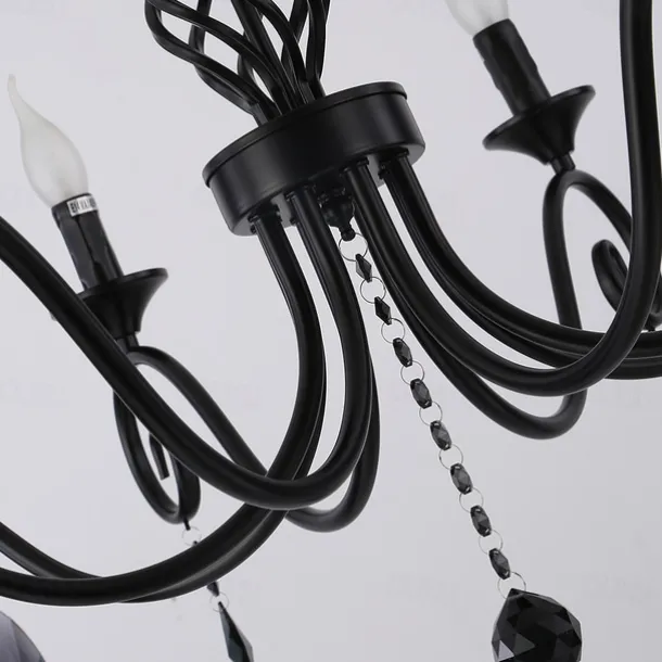 51/78 cm Candle Style Chandelier LED Metal Vintage Style Classic Basic Painted Finishes Traditional Country 220-240V