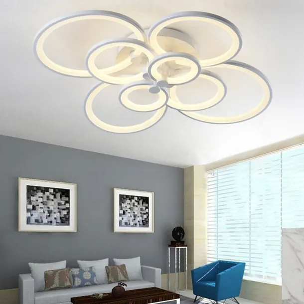 106 cm Ceiling Light LED Geometric Shapes Flush Mount Lights Metal Acrylic Painted Finishes Modern 220V 110V / CE Certified