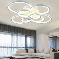 106 cm Ceiling Light LED Geometric Shapes Flush Mount Lights Metal Acrylic Painted Finishes Modern 220V 110V / CE Certified