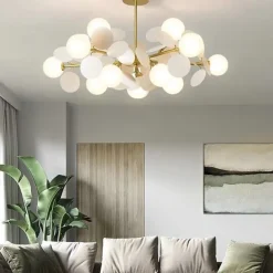 90 cm Chandelier Nordic Style Global Bulbs Artistic Modern Fashion Metal 110-120V 220-240V