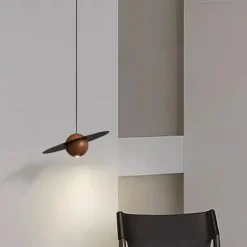 24 cm Circle / Round Design Pendant Lantern Design Pendant Light Copper Wood Artistic Style Vintage Style Classic Vintage Country 110-120V 220-240V