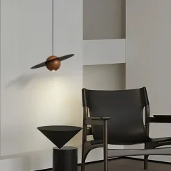 24 cm Circle / Round Design Pendant Lantern Design Pendant Light Copper Wood Artistic Style Vintage Style Classic Vintage Country 110-120V 220-240V