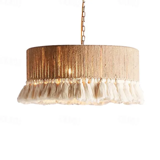 40 cm Circle / Round Design Pendant Lantern Design Pendant Light Hemp Rope Artistic Style Formal Style Vintage Style Vintage Country 110-120V 220-240V