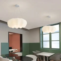 30 cm Cloud Ceiling Light LED Pendant Light Chandelier Living Room Children's Room Ceiling Lamp Simple Nordic Creative Network Red Pumpkin Lamp Restaurant Bedroom