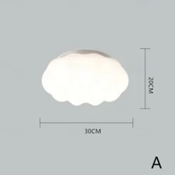 30 cm Cloud Ceiling Light LED Pendant Light Chandelier Living Room Children's Room Ceiling Lamp Simple Nordic Creative Network Red Pumpkin Lamp Restaurant Bedroom