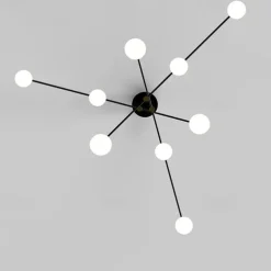 145 cm Cluster Design Chandelier LED Pendant Light Glass Sputnik Electroplated Painted Finishes Contemporary Nordic Style 220-240V