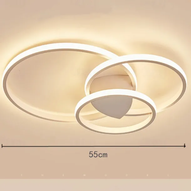 55 cm Dimmable Ceiling Light LED Metal Modern Style Fashion Painted Finishes 220-240V
