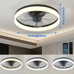 50 cm Dimmable Ceiling Lights Metal Acrylic LED Modern 110-120V 220-240V