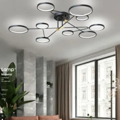 142 cm Dimmable Ceiling Lights LED Metal Modern Style Painted Finishes Modern 220-240V