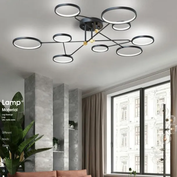 142 cm Dimmable Ceiling Lights LED Metal Modern Style Painted Finishes Modern 220-240V