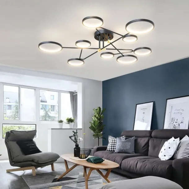 142 cm Dimmable Ceiling Lights LED Metal Modern Style Painted Finishes Modern 220-240V