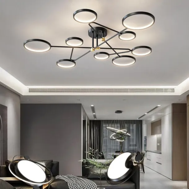 142 cm Dimmable Ceiling Lights LED Metal Modern Style Painted Finishes Modern 220-240V
