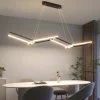 150 cm Dimmable Geometric Shapes Pendant Light Metal Acrylic Artistic Style Modern Style Geometrical Black Contemporary Modern 110-240 V