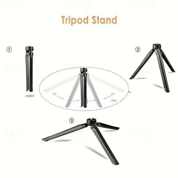 10" 26cm Fill Light with Tripod Live Broadcast Ring Light 10 Bightness Level for Selfie Photography and Beauty
