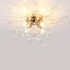54/55/56/58 cm Firework Design Flush Ceiling Light LED Metal Modern Style Floral Style Geometrical Electroplated Nordic Style 220-240V