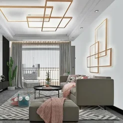 101 cm Geometric Shapes Ceiling Lights LED Aluminum Painted Finishes Modern 220-240V