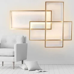 101 cm Geometric Shapes Ceiling Lights LED Aluminum Painted Finishes Modern 220-240V