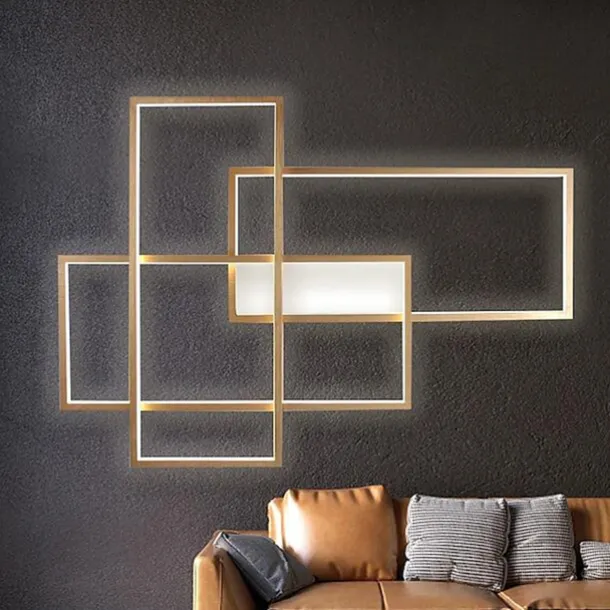 101 cm Geometric Shapes Ceiling Lights LED Aluminum Painted Finishes Modern 220-240V