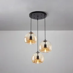 75/35 cm Globe Design Cluster Design Pendant Light LED Metal Vintage Style Globe Electroplated Painted Finishes Vintage Country 220-240V