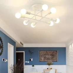 72 cm Globe Design Geometric Shapes Flush Mount Lights Metal Sputnik Linear Geometrical Painted Finishes Contemporary Artistic Nordic Style 110-220V 220-240V