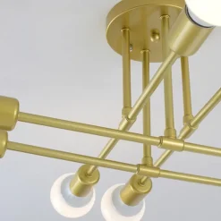 72 cm Globe Design Geometric Shapes Flush Mount Lights Metal Sputnik Linear Geometrical Painted Finishes Contemporary Artistic Nordic Style 110-220V 220-240V