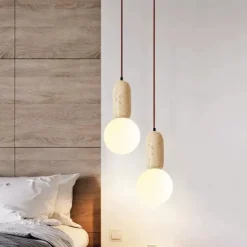 28 cm Globe Design Pendant Lantern Design Geometric Shapes Pendant Light Stone Glass Artistic Style Vintage Style Classic Vintage Country 110-120V 220-240V