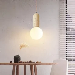 28 cm Globe Design Pendant Lantern Design Geometric Shapes Pendant Light Stone Glass Artistic Style Vintage Style Classic Vintage Country 110-120V 220-240V