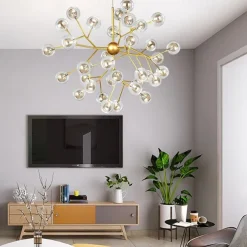 60 cm Indoor Luxury Creative Novelty Chandelier Metal Sputnik Painted Finishes Artistic 110-120V 220-240V