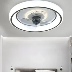 48 cm LED Ceiling Fan Light Ceiling Fan Metal Painted Finishes Modern 220-240V