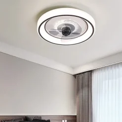 48 cm LED Ceiling Fan Light Ceiling Fan Metal Painted Finishes Modern 220-240V