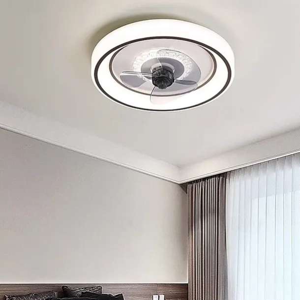 48 cm LED Ceiling Fan Light Ceiling Fan Metal Painted Finishes Modern 220-240V