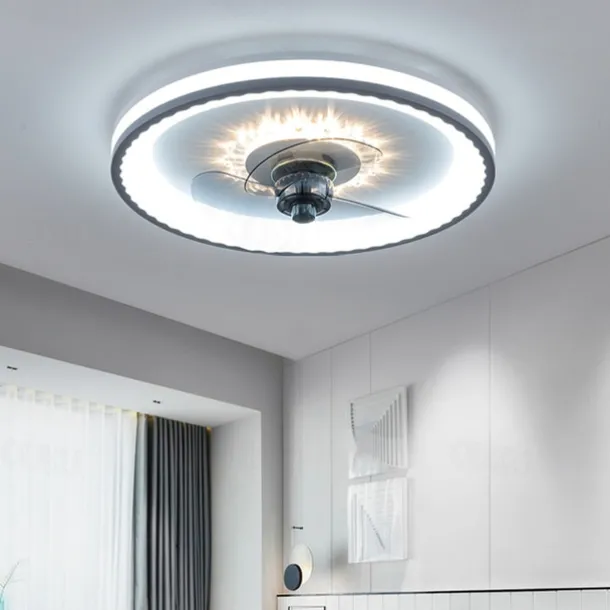 48 cm LED Ceiling Fan Light Ceiling Fan Metal Painted Finishes Modern 220-240V