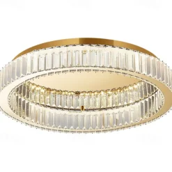 50/60 cm LED Ceiling Lights Chandelier Crystle Stainless Steel Electroplated Modern 220-240V