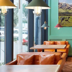 22 cm LED Pendant Light Modern Nordic Single Design White Yellow Green Gray Blue Pink Metal Painted Finishes 110-120V 220-240V