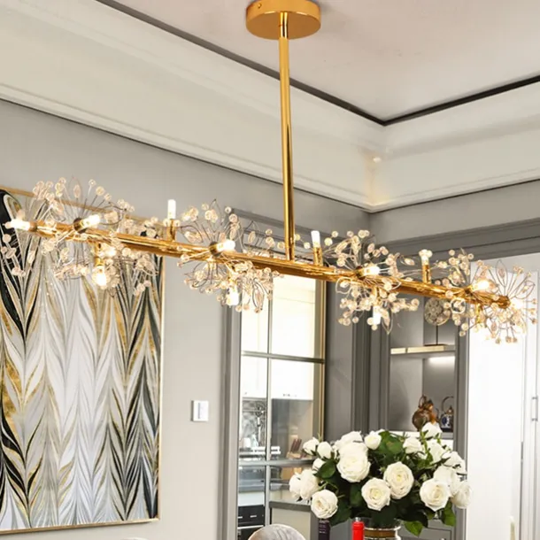 105 cm LED Pendant Light Single Design Metal Modern Style Stylish Floral Style Electroplated Painted Finishes LED Nordic Style 220-240V